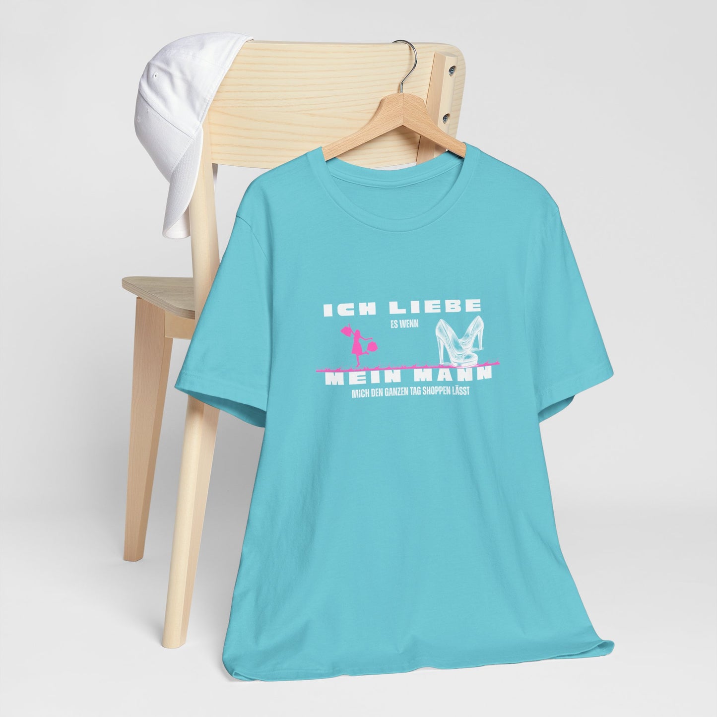 I Love My Husband "Shopping" Unisex Jersey Short Sleeve Tee