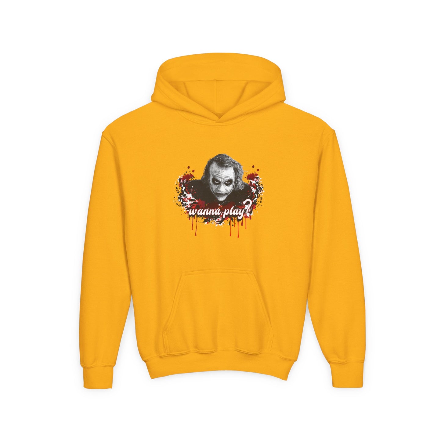 Joker "wanna play" College Hoodie Teeny