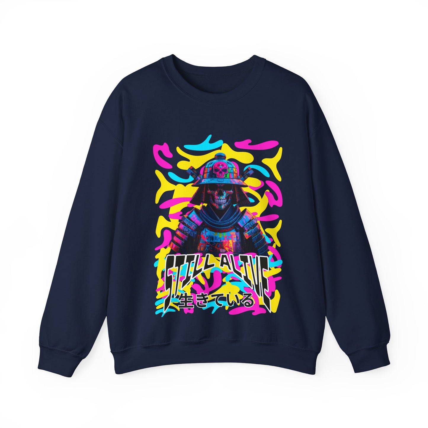 Samurai Still alive Sweatshirt - mit Japanischer Schrift