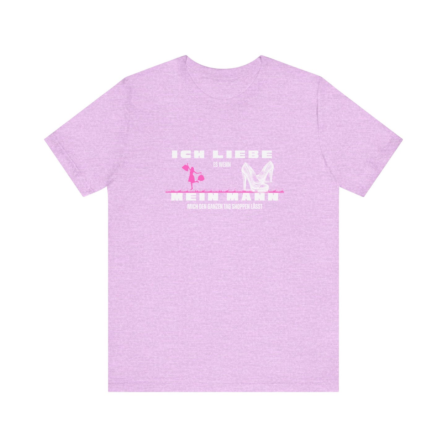 I Love My Husband "Shopping" Unisex Jersey Short Sleeve Tee