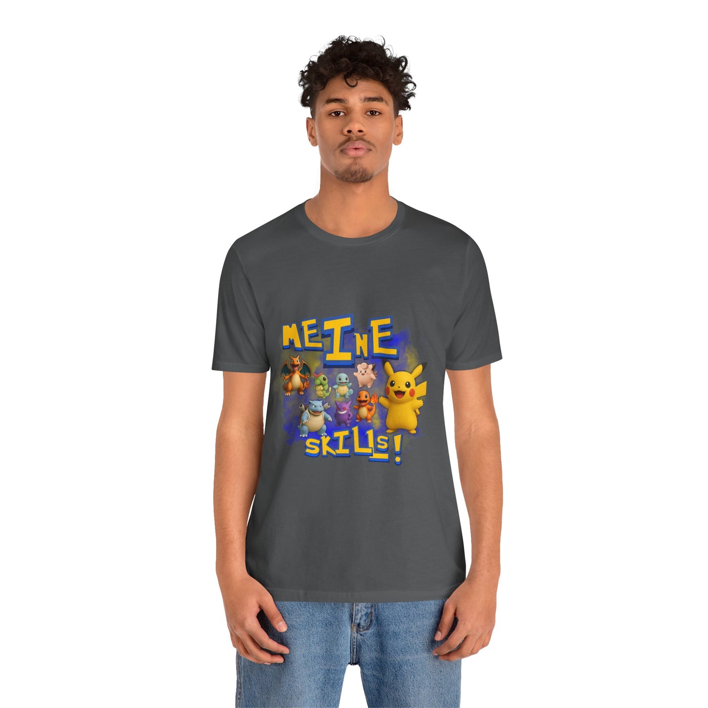 Pokemon Skills Unisex Tee, Fun Casual Shirt