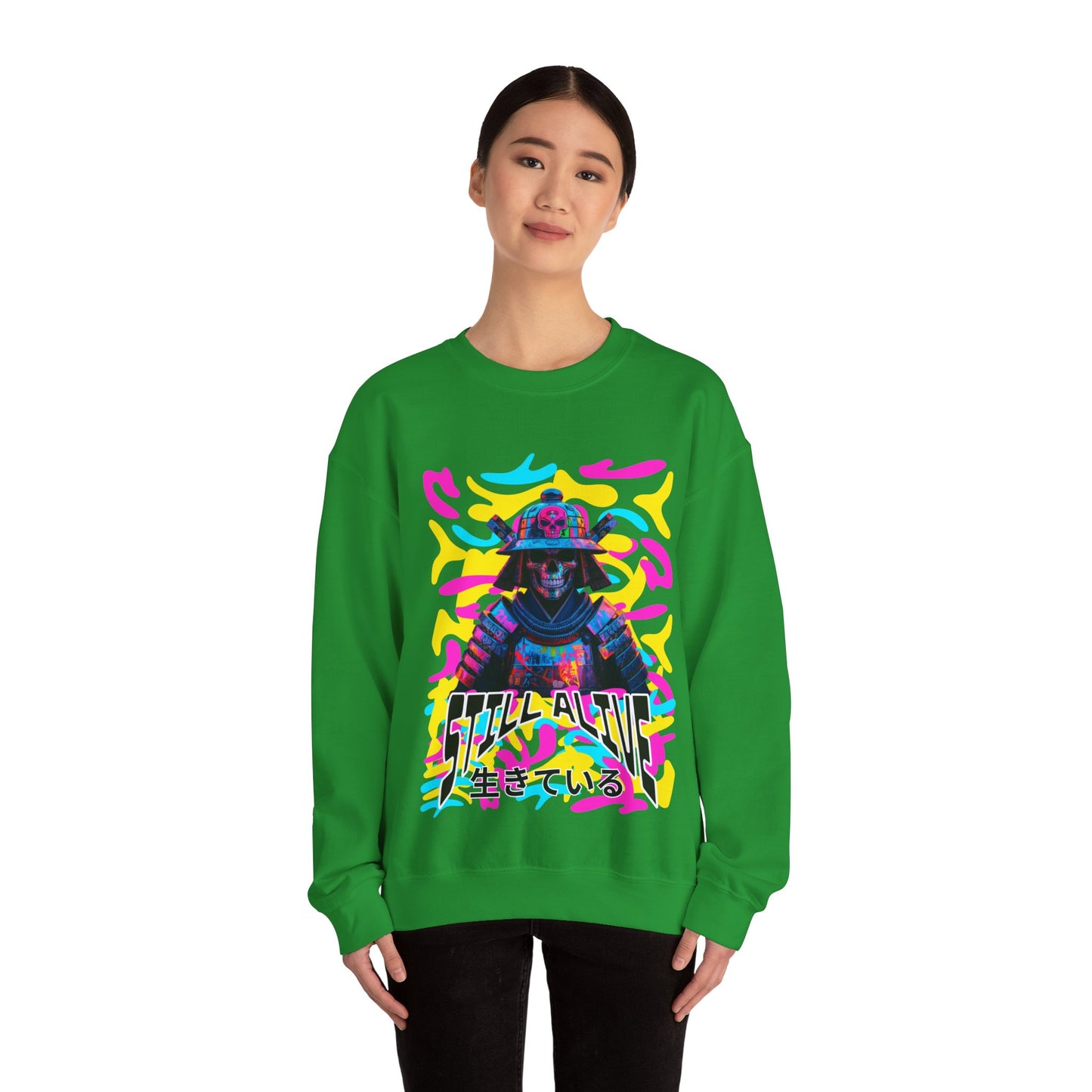 Samurai Still alive Sweatshirt - mit Japanischer Schrift