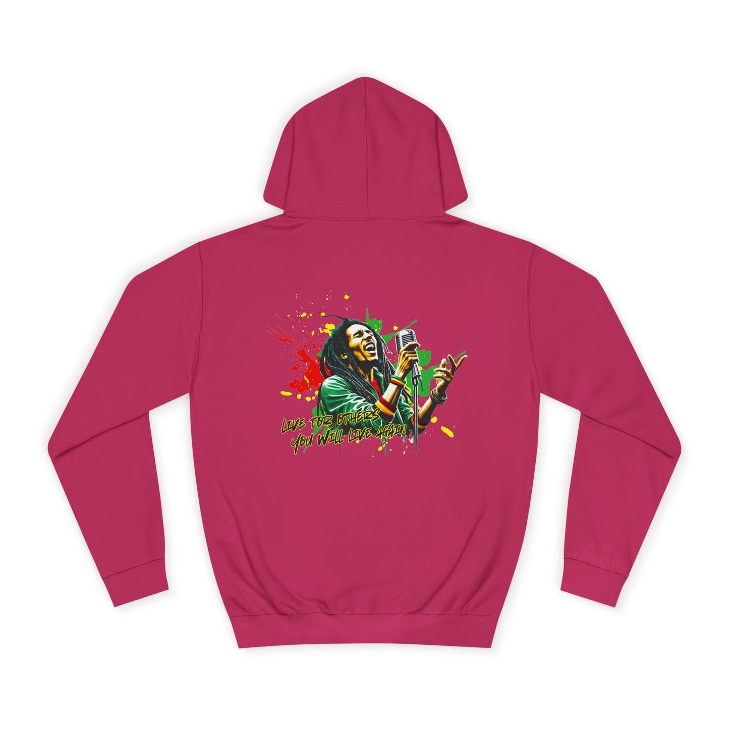 Live for others B o b M a r l e y Hoodie