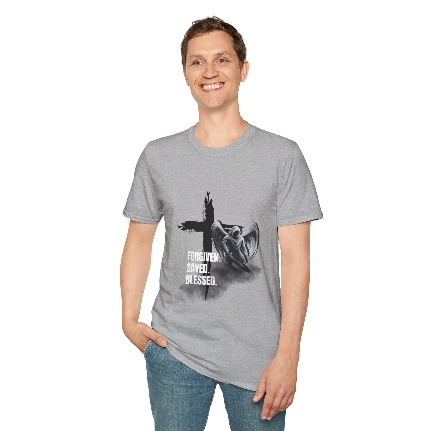 Blessed Faith Unisex Softstyle T-Shirt Jesus