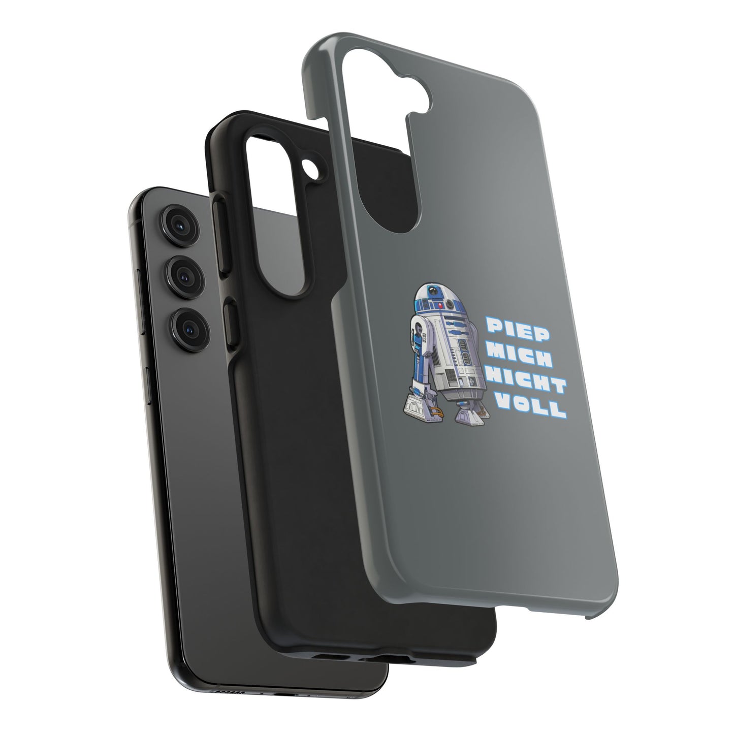 Tough Phone Case - R2-D2 Design with "PIEP MICH NICHT VOLL"