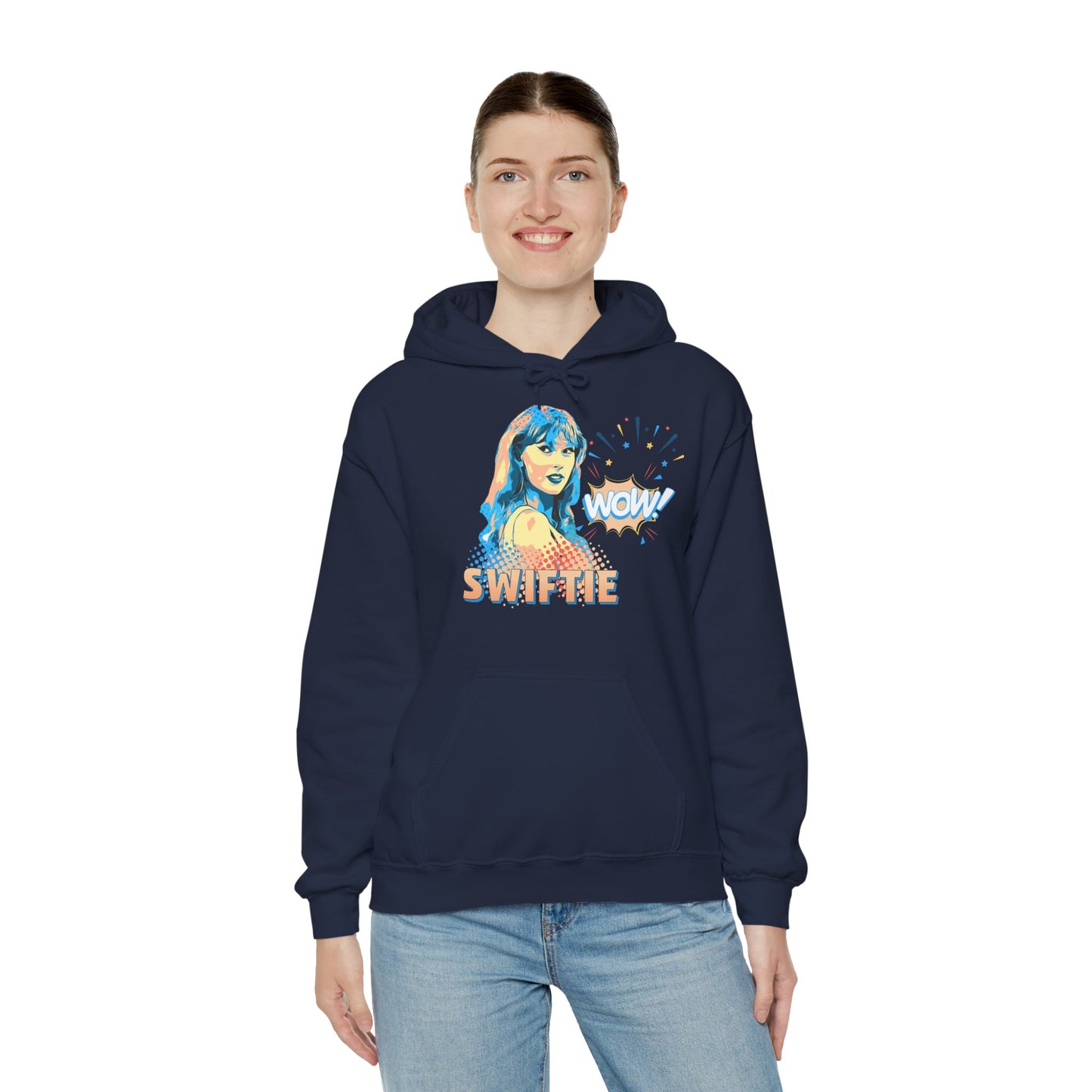'SWIFTIE WOW' Unisex Heavy Blend™ Hooded Sweatshirt - Perfect Gift for Fans