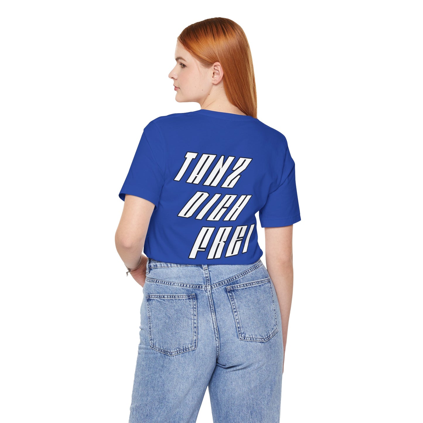 Tanz dich frei - Retro Techno Vibe Unisex Tee, Dance Party Shirt, Gift for Ravers, Festival Fashion,