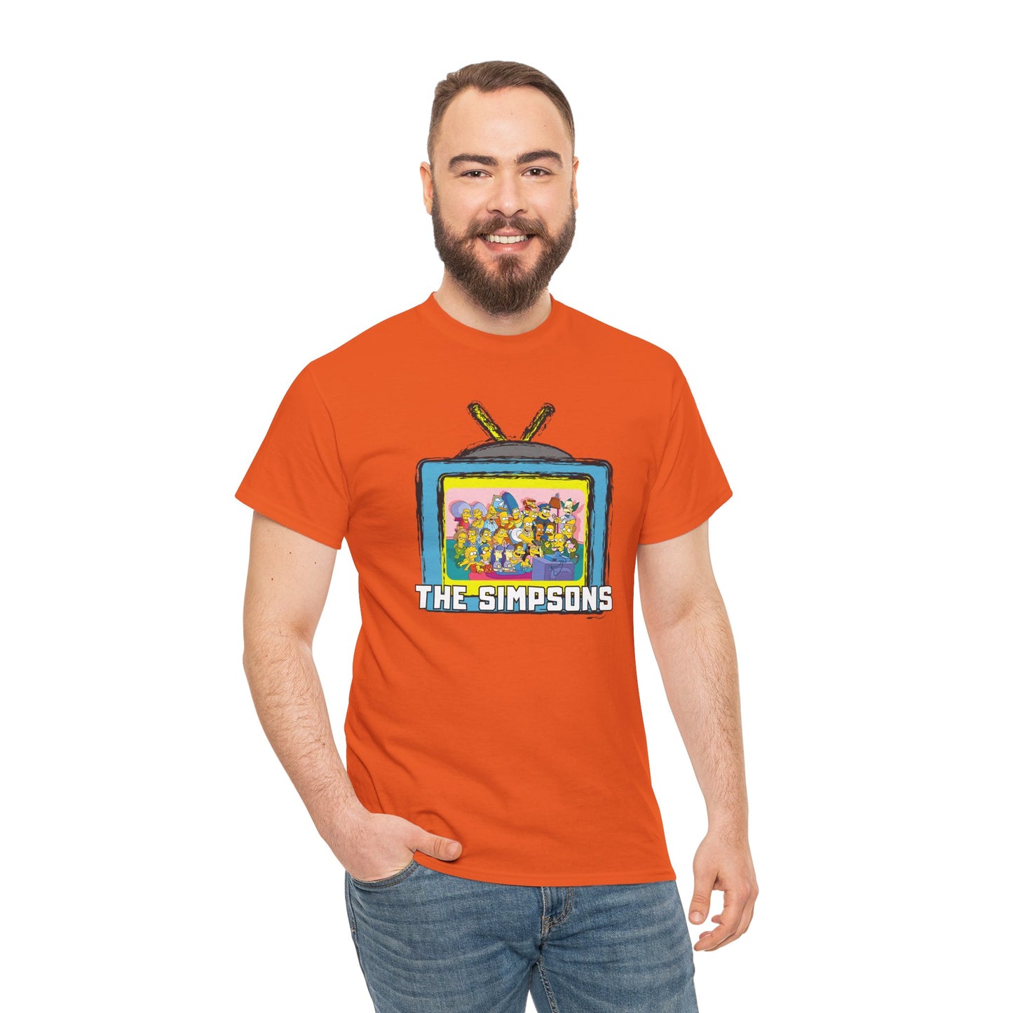 The Simpsons Unisex Heavy Cotton Shirt