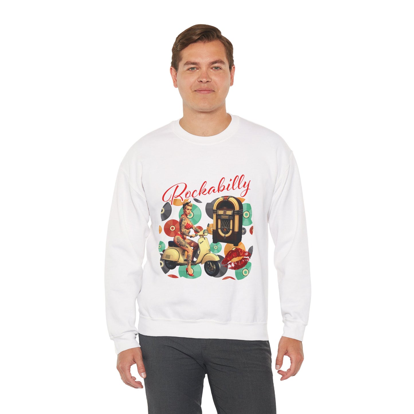 RockabillyHeavy Blend Sweatshirt | Vintage vibe
