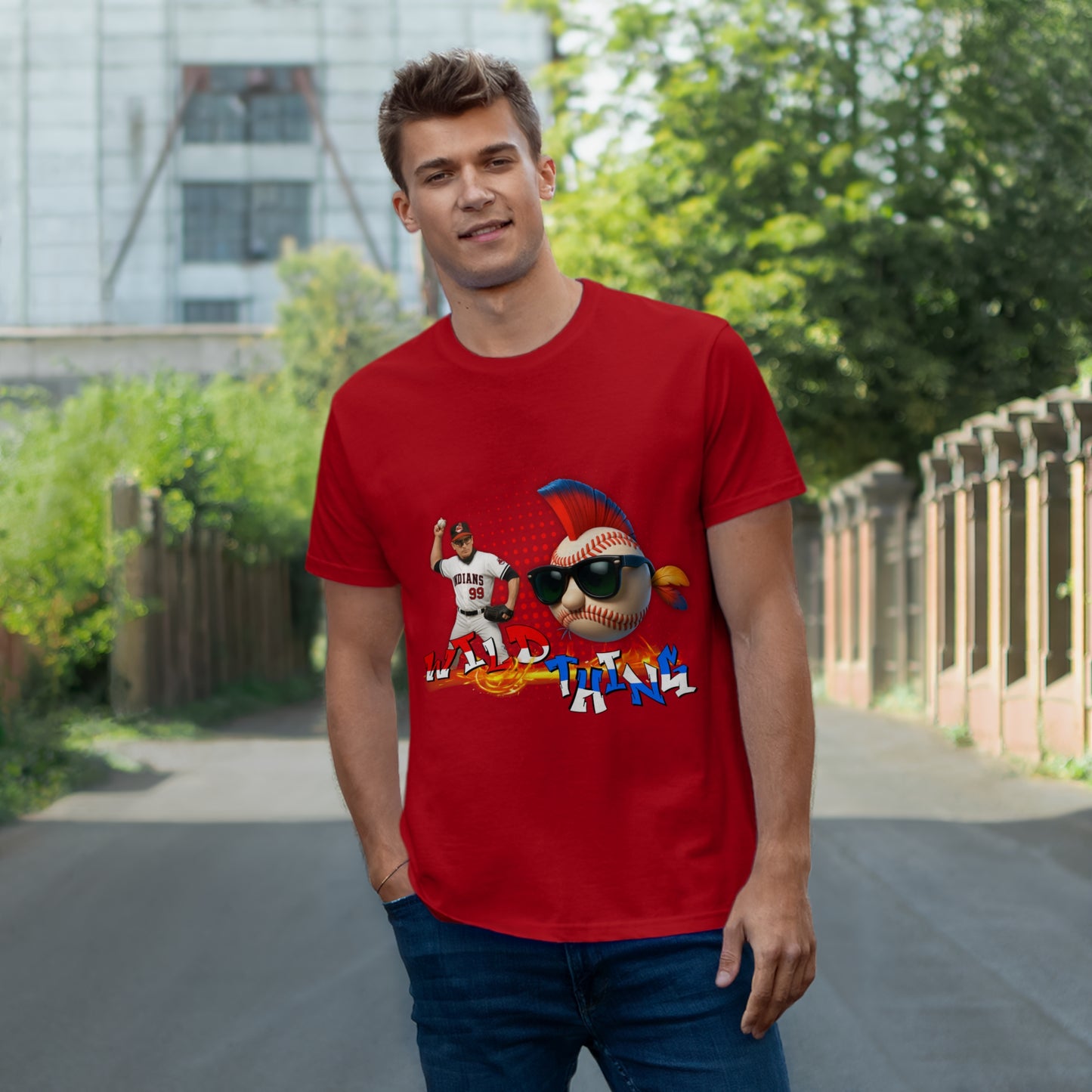 Charlie Sheen Wild Thing - Baseball Fan T-Shirt