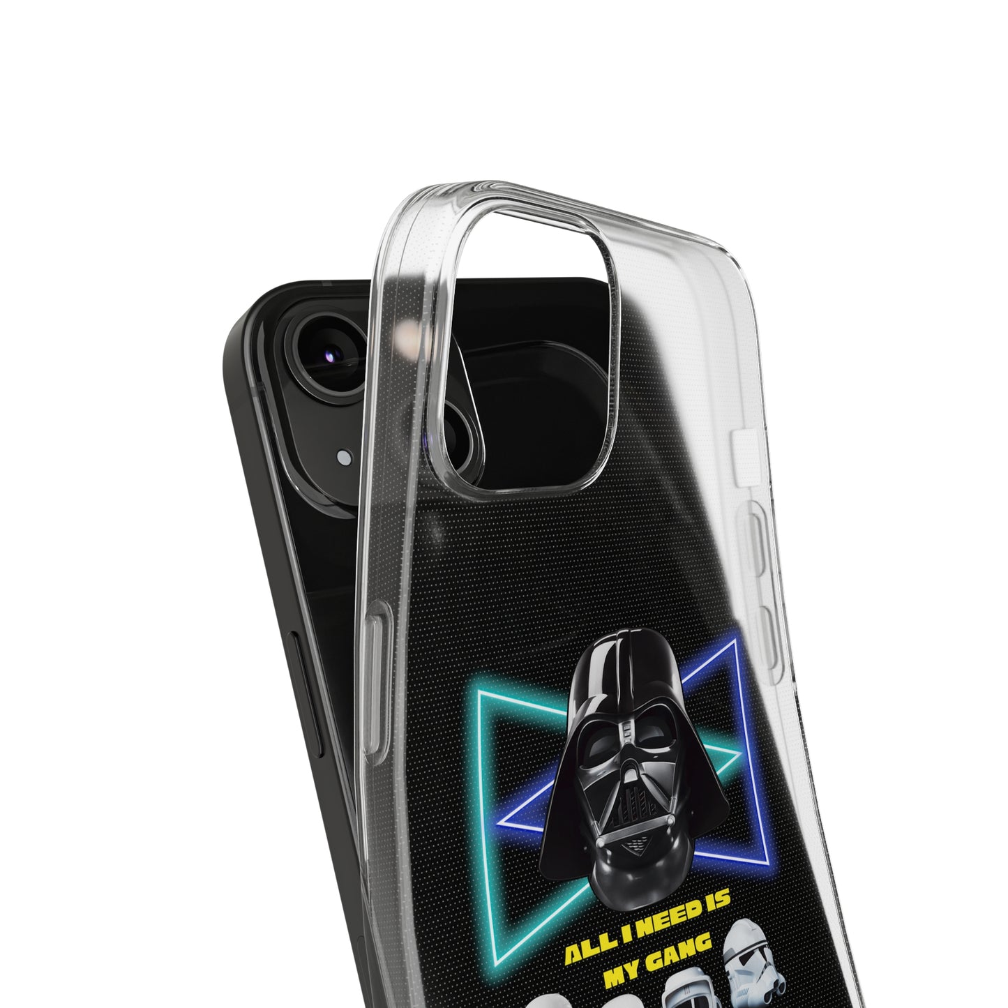 Handyhülle Darth Vader Phone Case, Star Wars Clear Silicone Phone Cover, All I Need Is My Gang