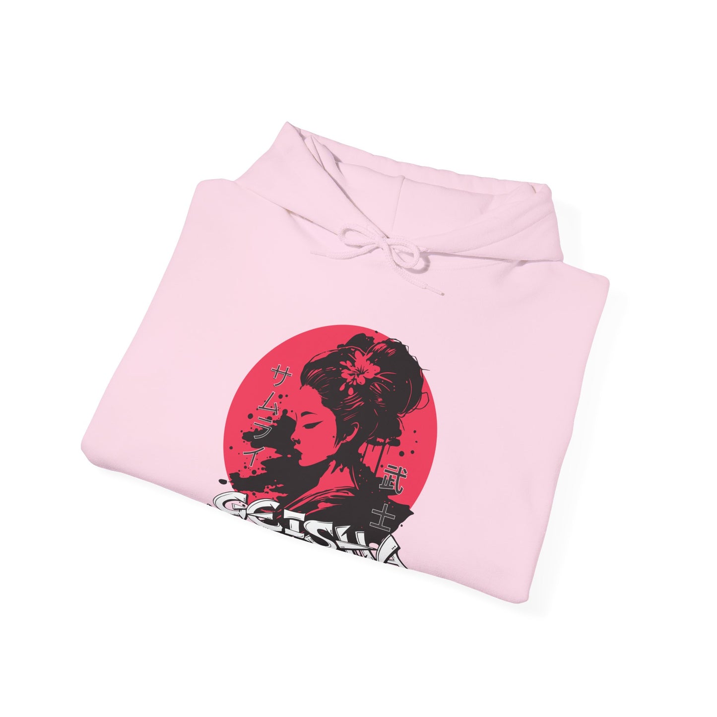 "Geisha Inside"Fleece Hoodie, Cozy