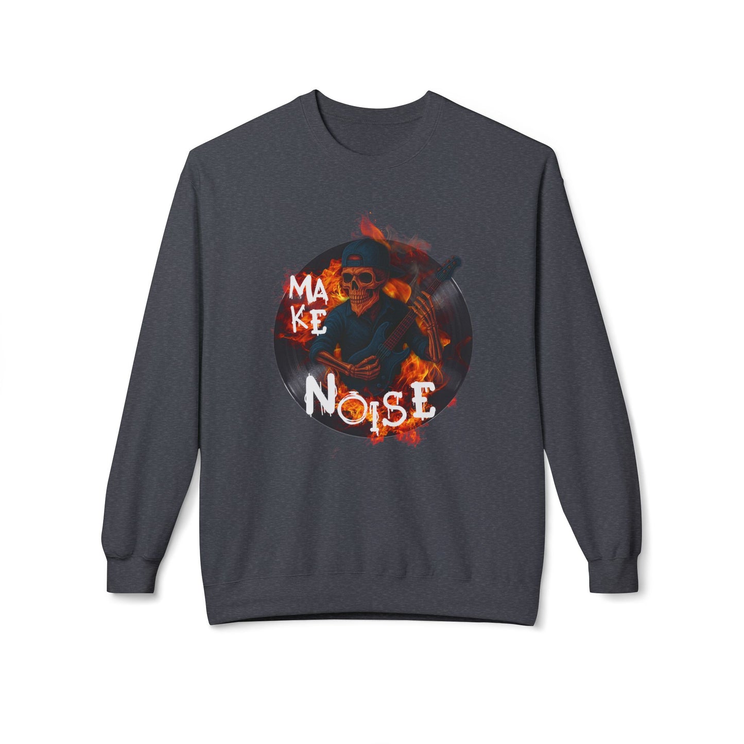 Make Noise Graphic Fleece Sweatshirt - Unisex Midweight Crewneck