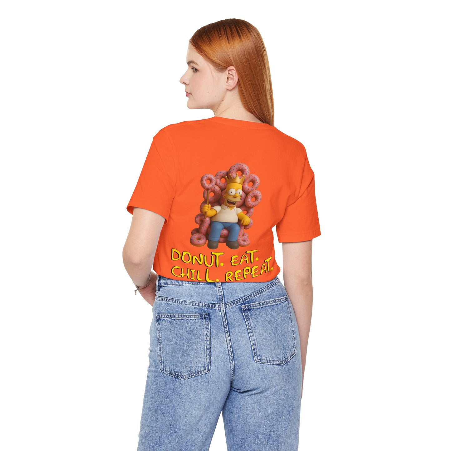 The Simpsons Donut Lover Tee - Funny Graphic T-Shirt -unisex