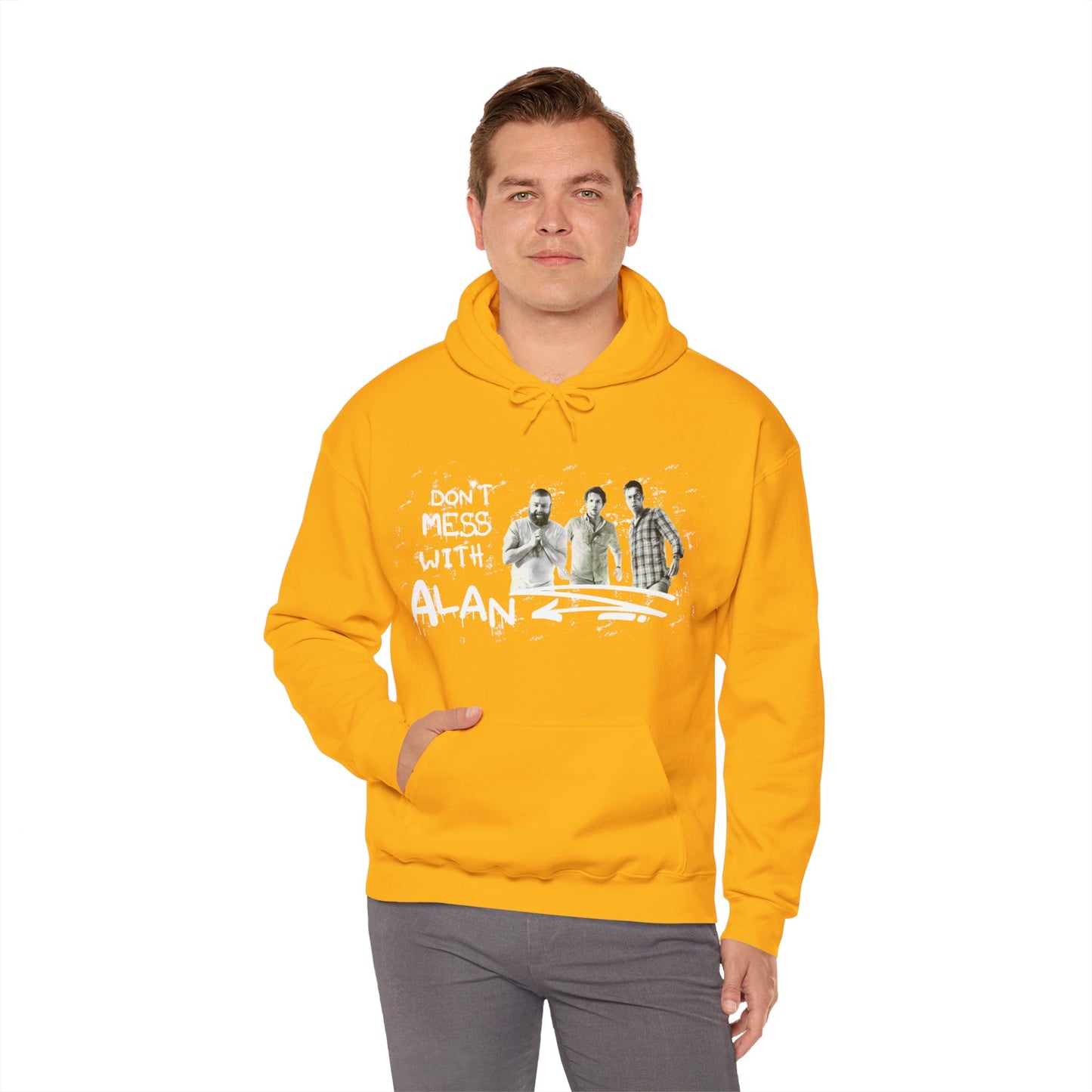 Don't Mess With Alan Hangover - Hoodie - Funny Sweatshirt for Casual Style