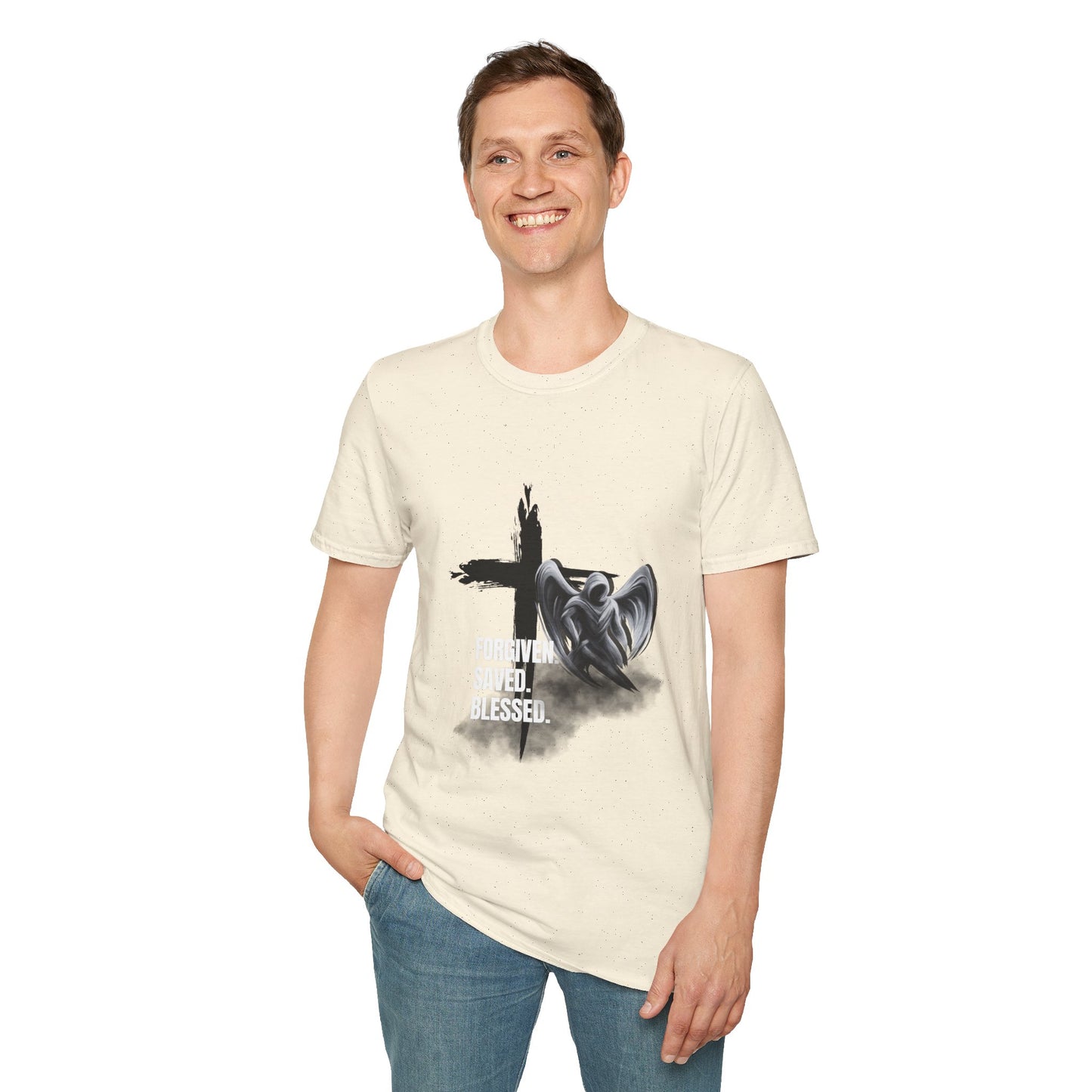 Blessed Faith Unisex Softstyle T-Shirt Jesus