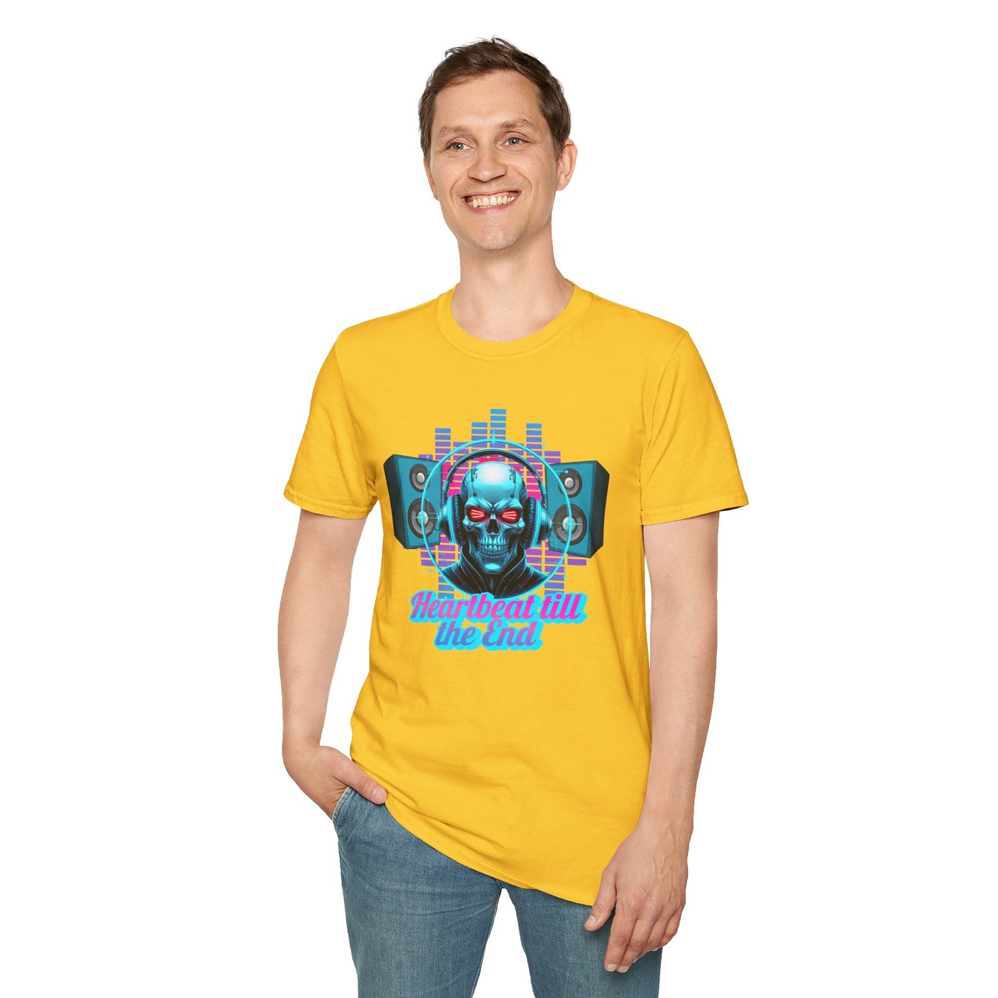 Heartbeat Till The End Unisex Softstyle T-Shirt