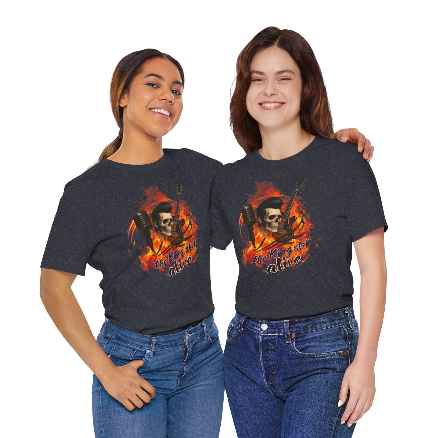 Music Vibes Unisex Jersey Tee - 'The King Still Alive' Graphic T-Shirt