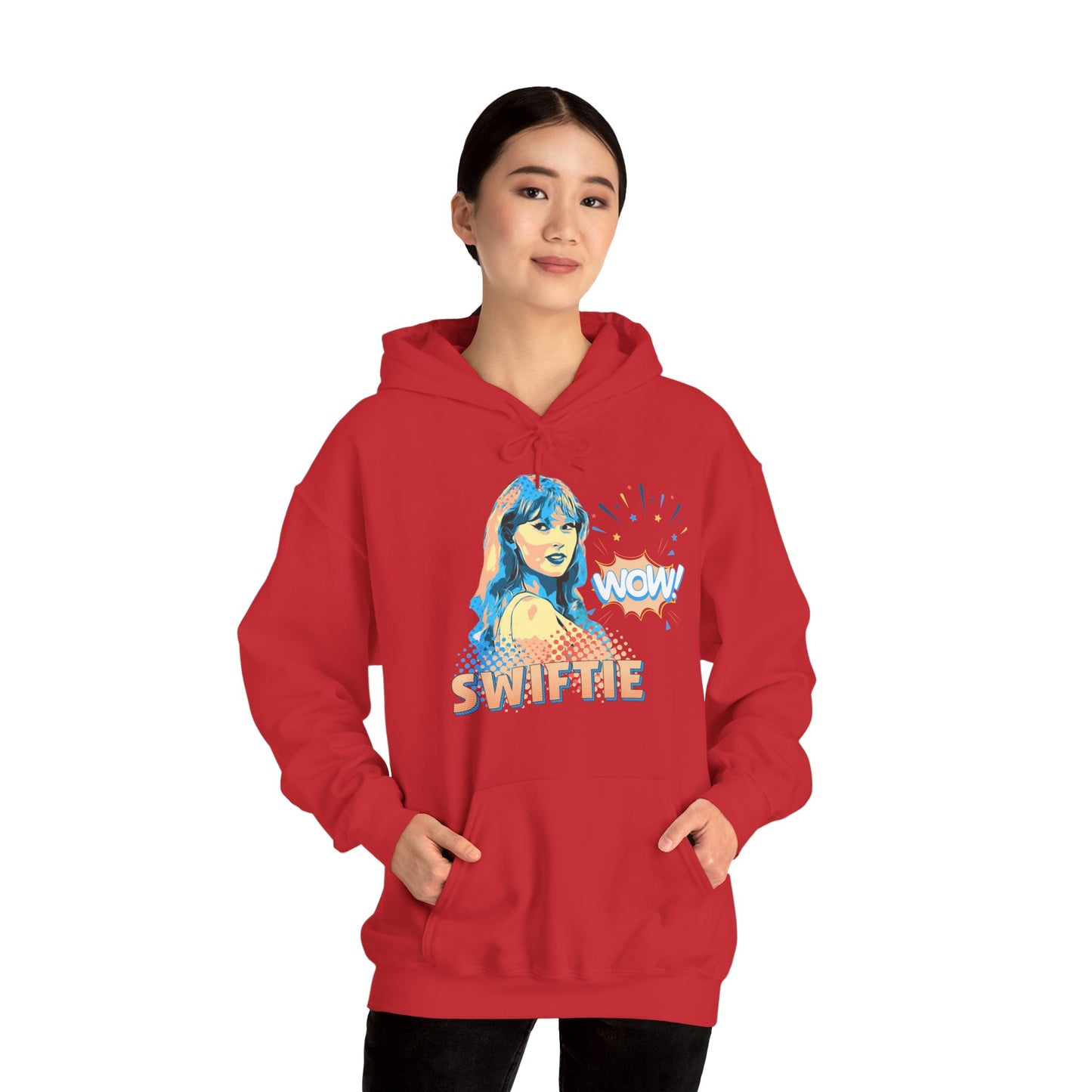 'SWIFTIE WOW' Unisex Heavy Blend™ Hooded Sweatshirt - Perfect Gift for Fans
