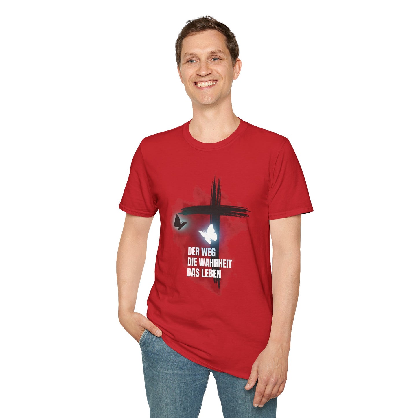 Faith-Inspired Unisex Softstyle T-Shirt – Spiritual, Jesus, Christian,