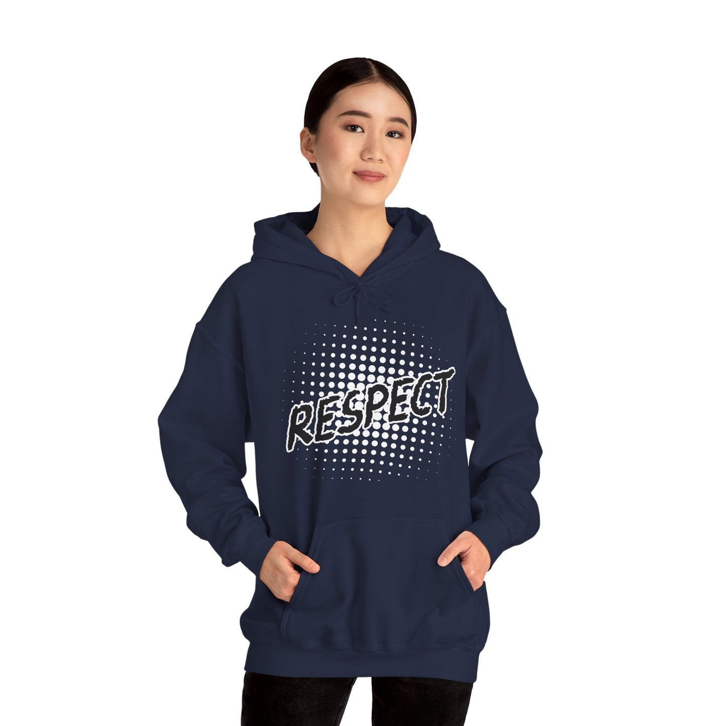 Respect Unisex Hooded Sweatshirt, Streetwear Hoodie