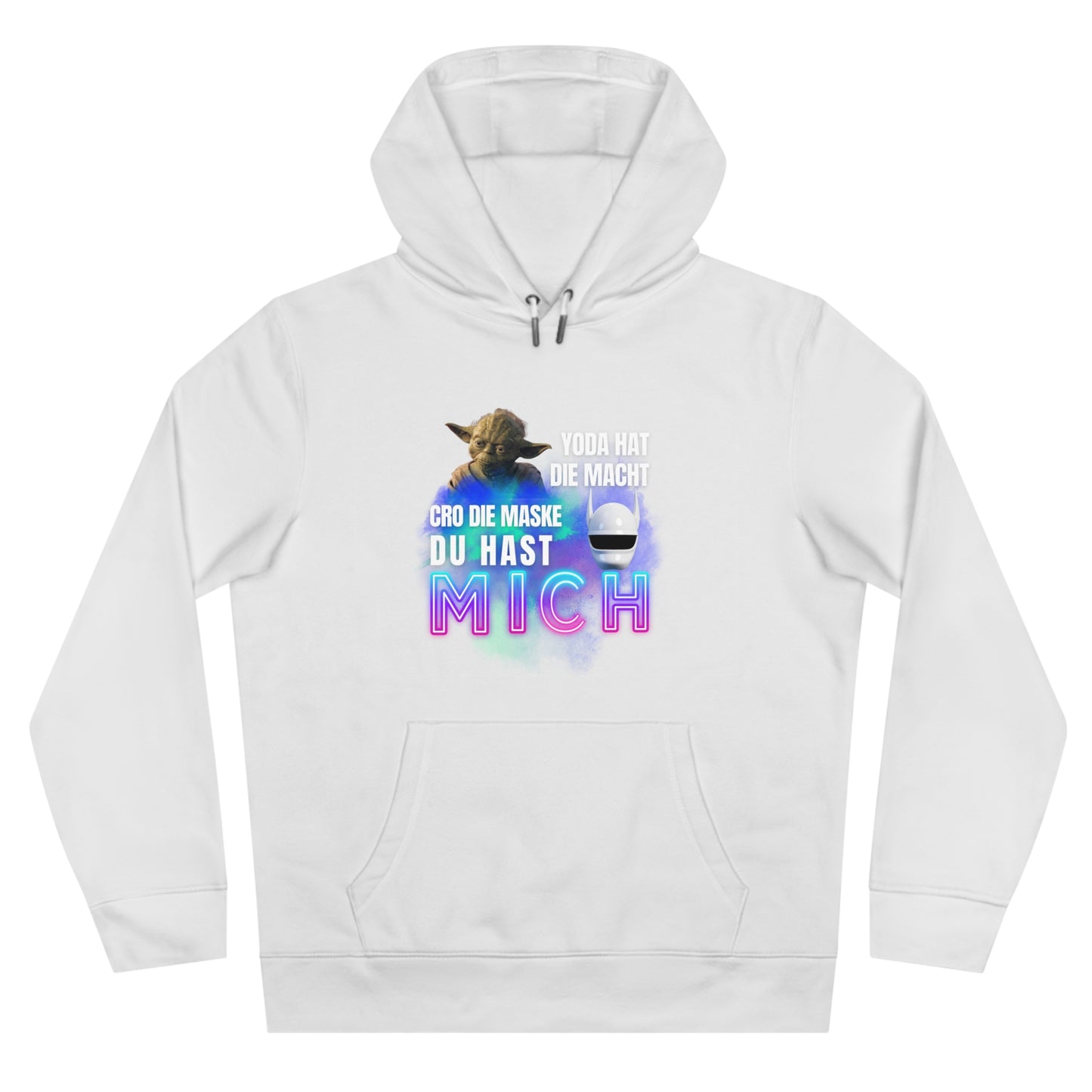 Yoda Inspired King Hooded Sweatshirt - "Yoda Has The Power" design