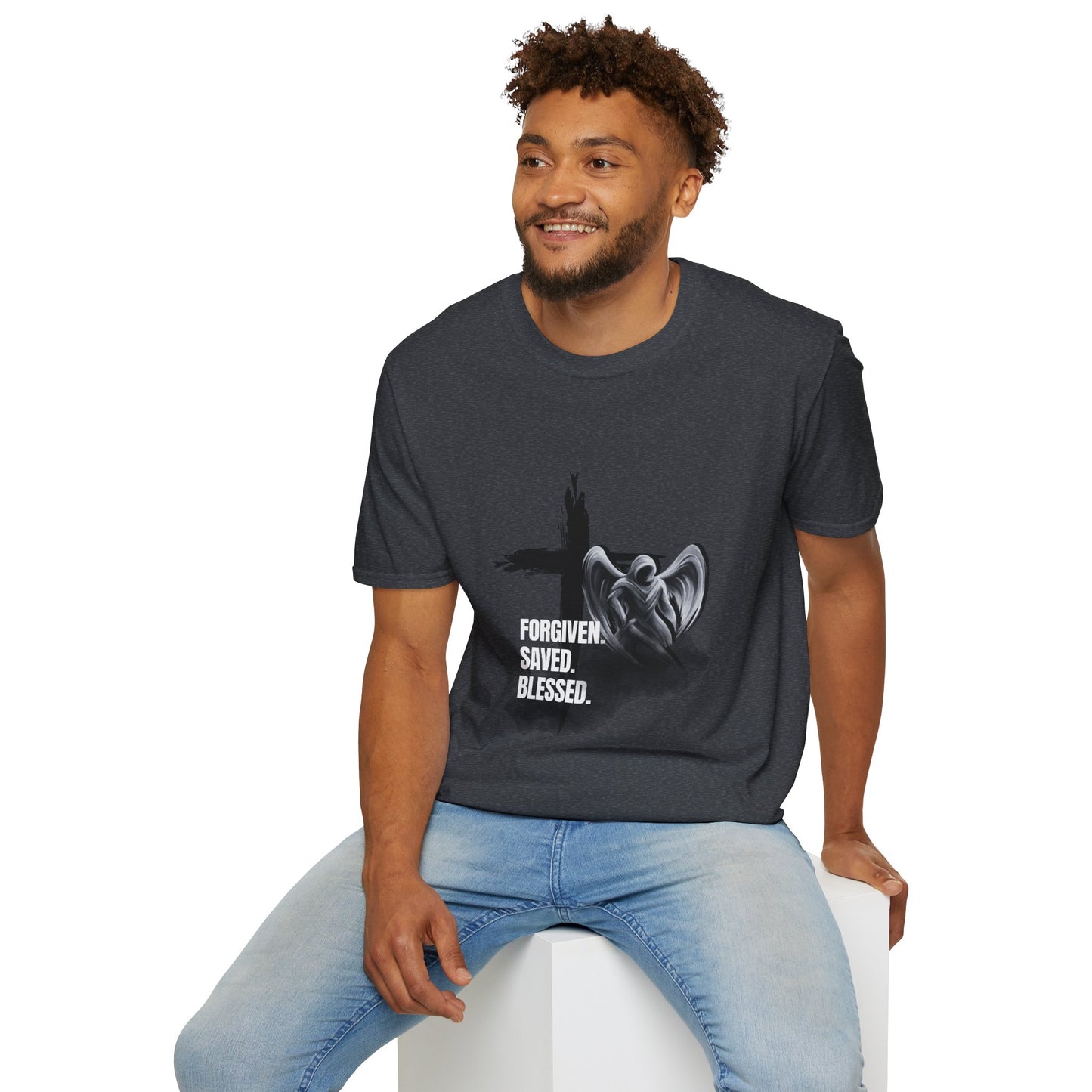 Blessed Faith Unisex Softstyle T-Shirt Jesus
