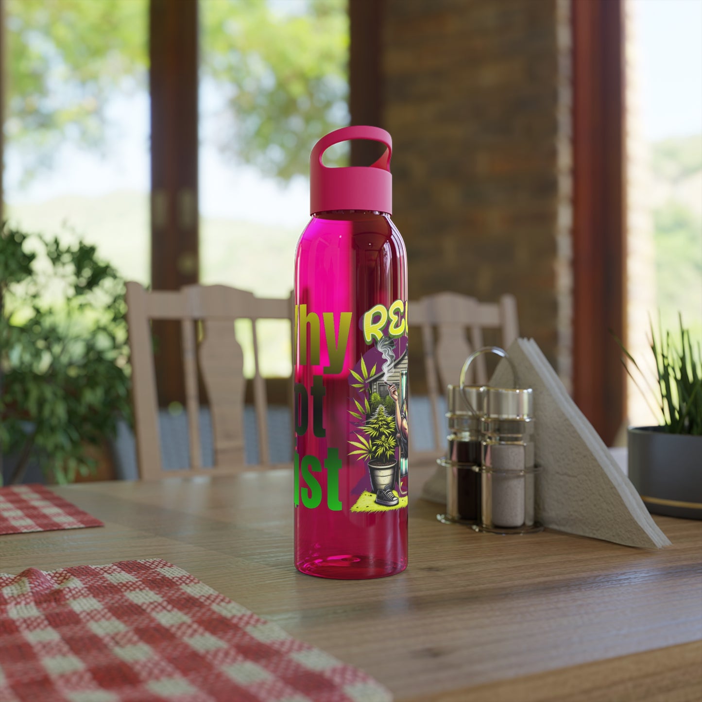 Chic Water Bottle -Wasserflasche Why not just relax