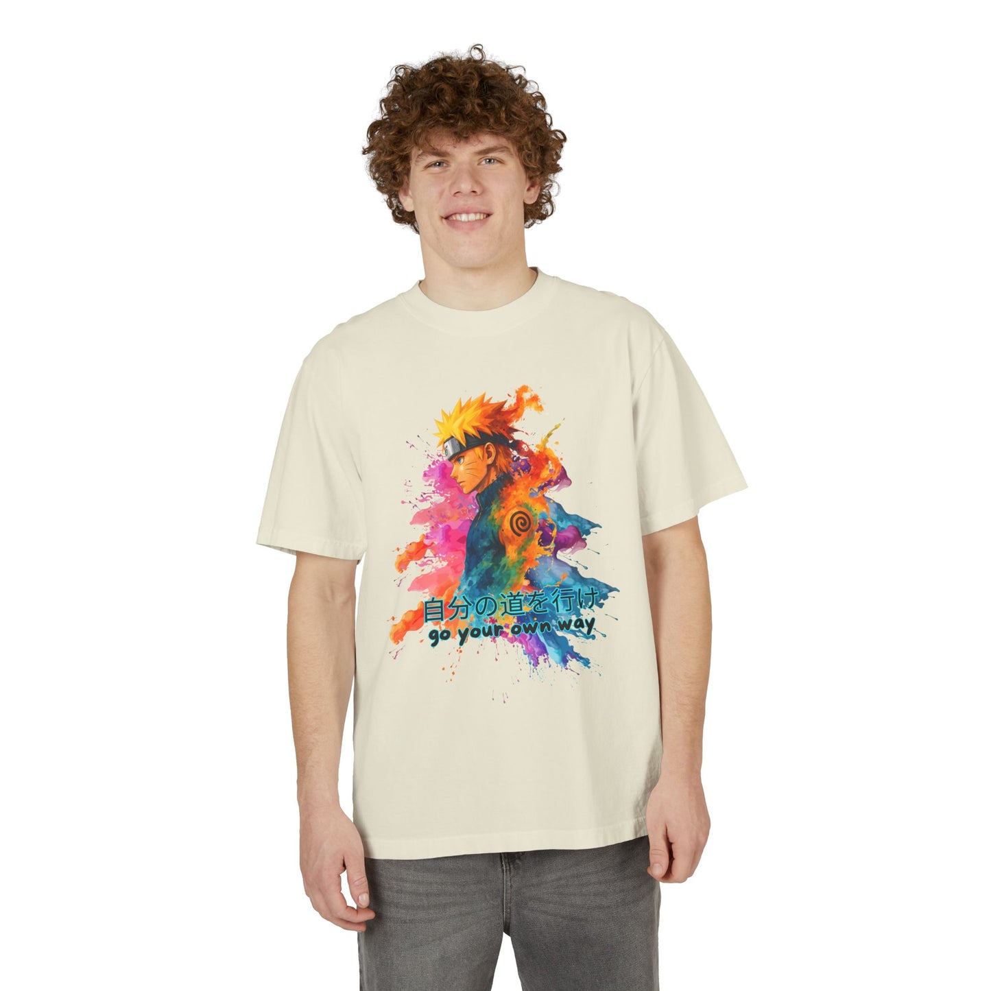 Unisex Graphic T-Shirt - Go Your Own Way - Naruto Inspired Design Anime