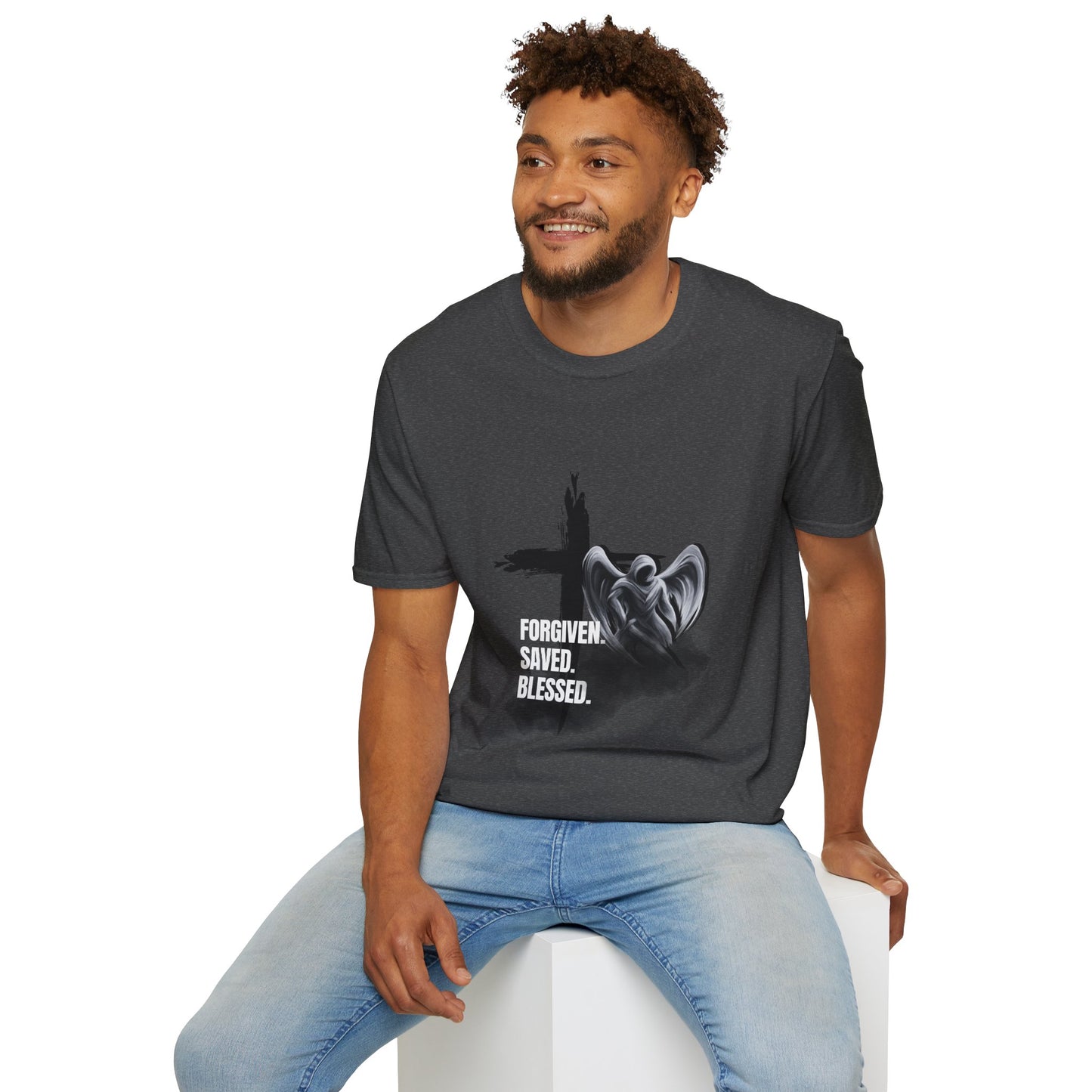 Blessed Faith Unisex Softstyle T-Shirt Jesus