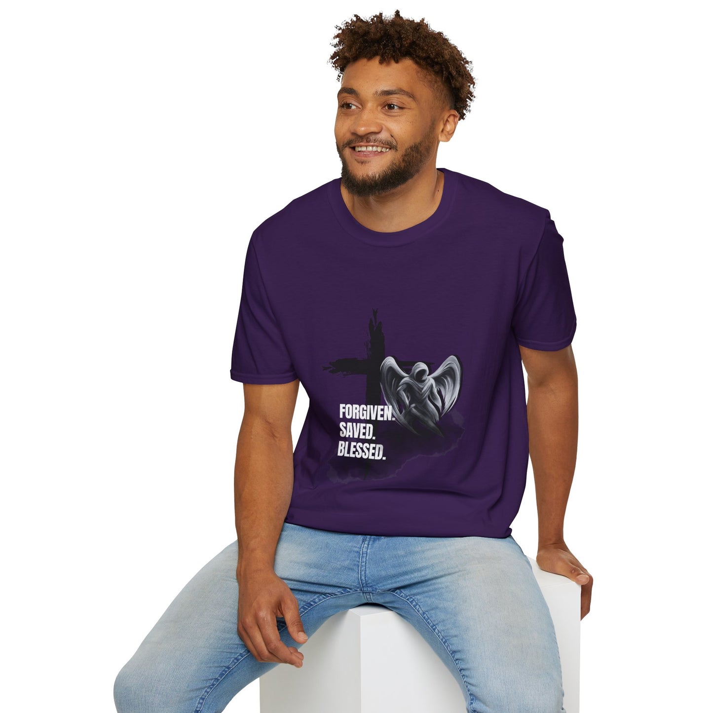 Blessed Faith Unisex Softstyle T-Shirt Jesus