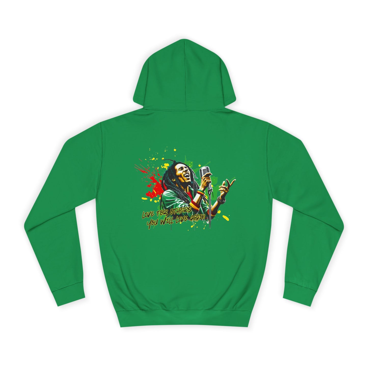 Live for others B o b M a r l e y Hoodie