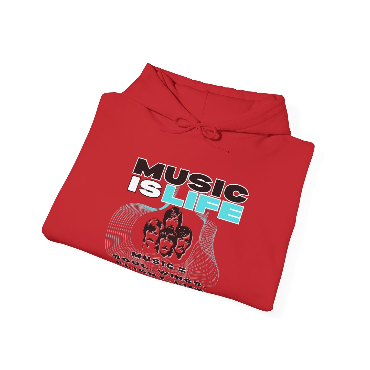 Music is Life Hoodie - Unisex Heavy Blend⢠Sweatshirt