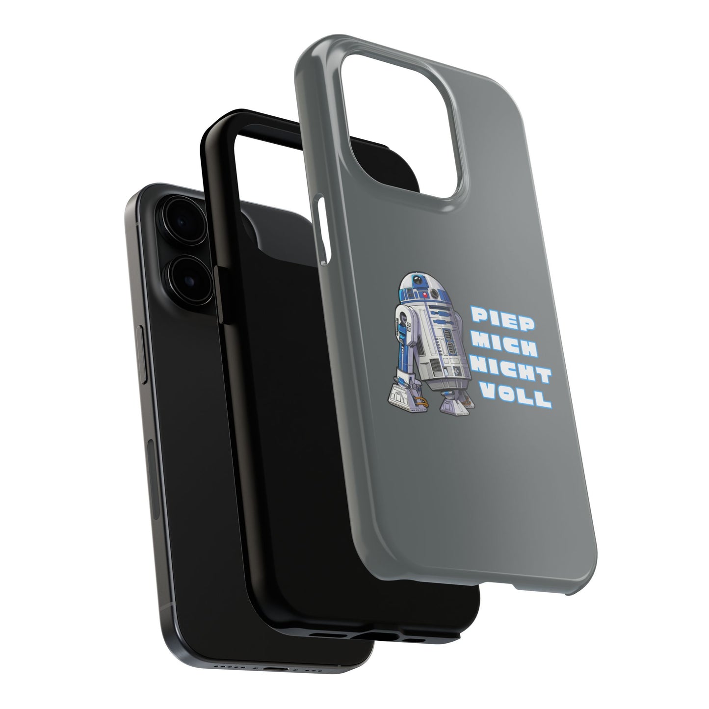 Tough Phone Case - R2-D2 Design with "PIEP MICH NICHT VOLL"