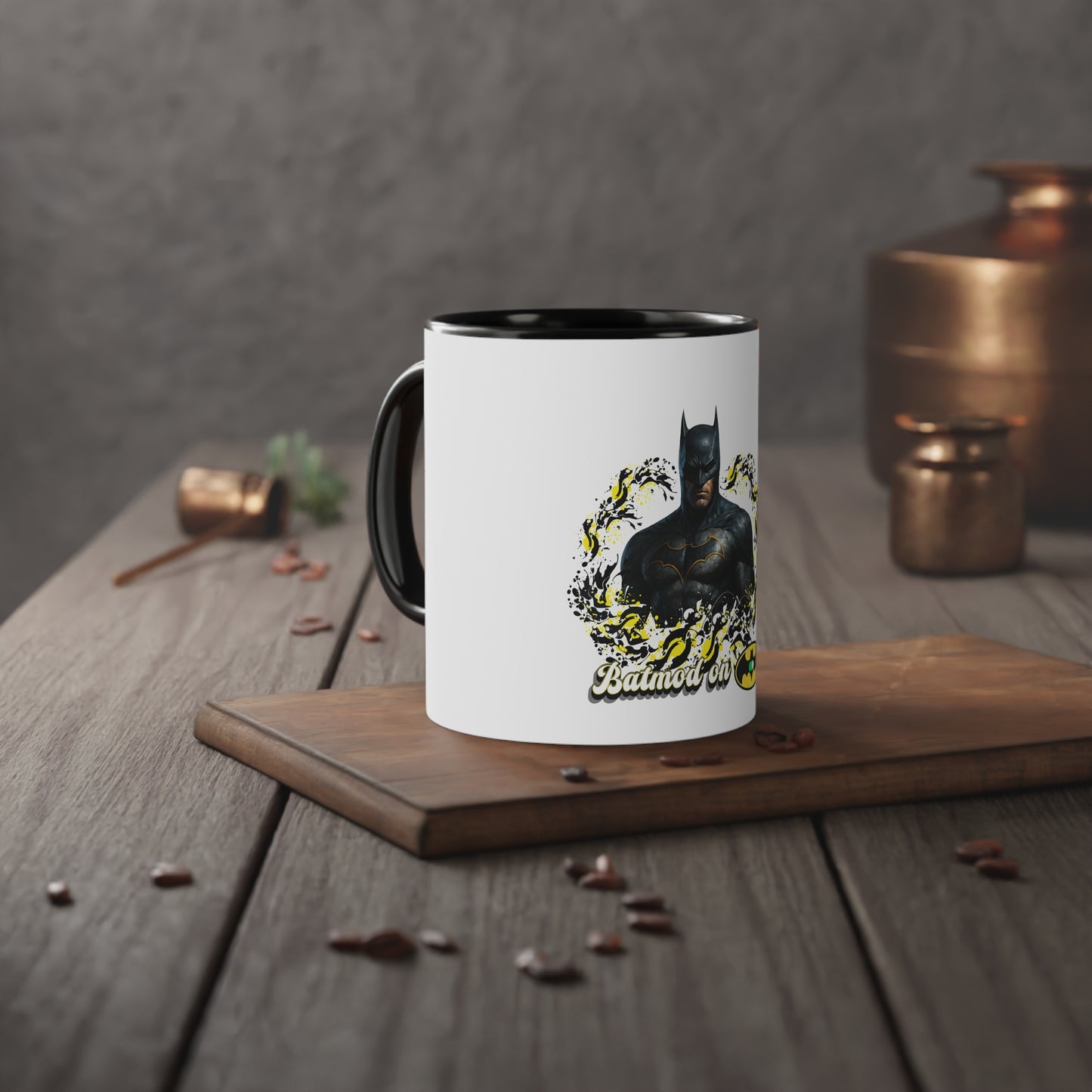 Batman -"Batmod on" Tasse Themed Mug, Superhero Collectible, 11oz Accent Mug