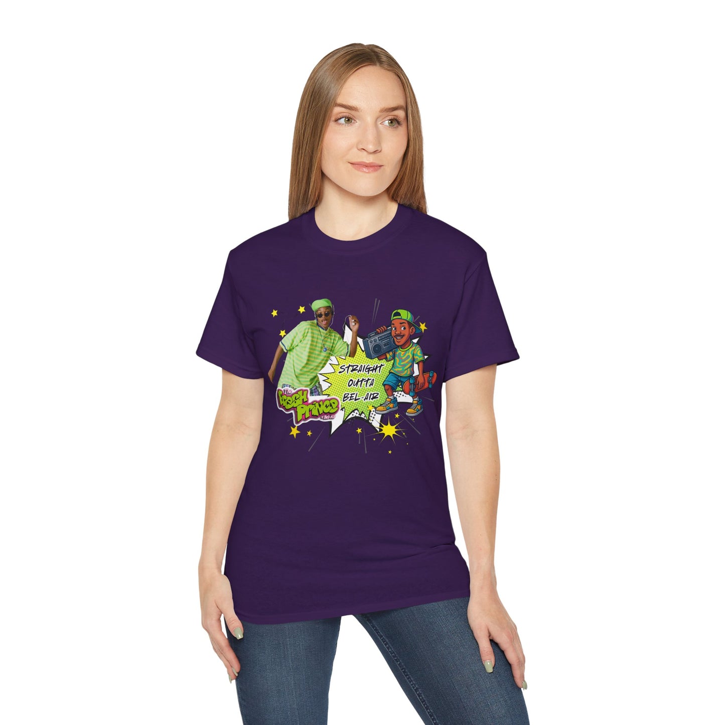 Prince from Bel Air, Hip-Hop Fashion Shirt, Vintage 90s Style
