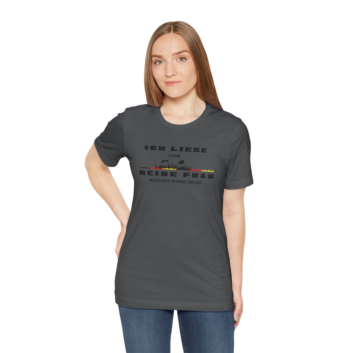 Funny Unisex Jersey Tee - "Ich Liebe Meine Frau" T-Shirt