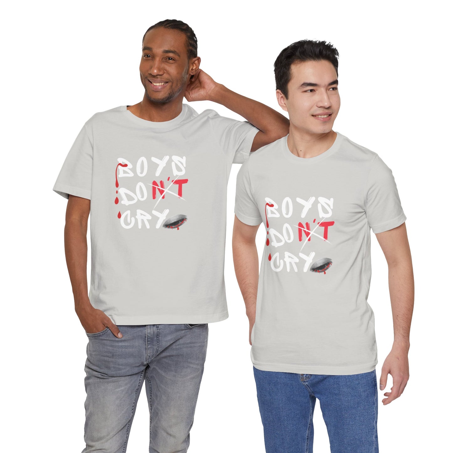 Boys Don't Cry for Men, Casual T shirt