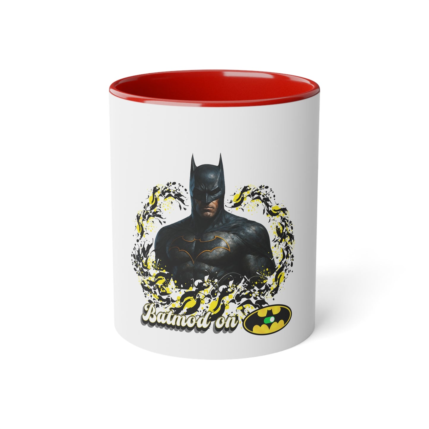 Batman -"Batmod on" Tasse Themed Mug, Superhero Collectible, 11oz Accent Mug