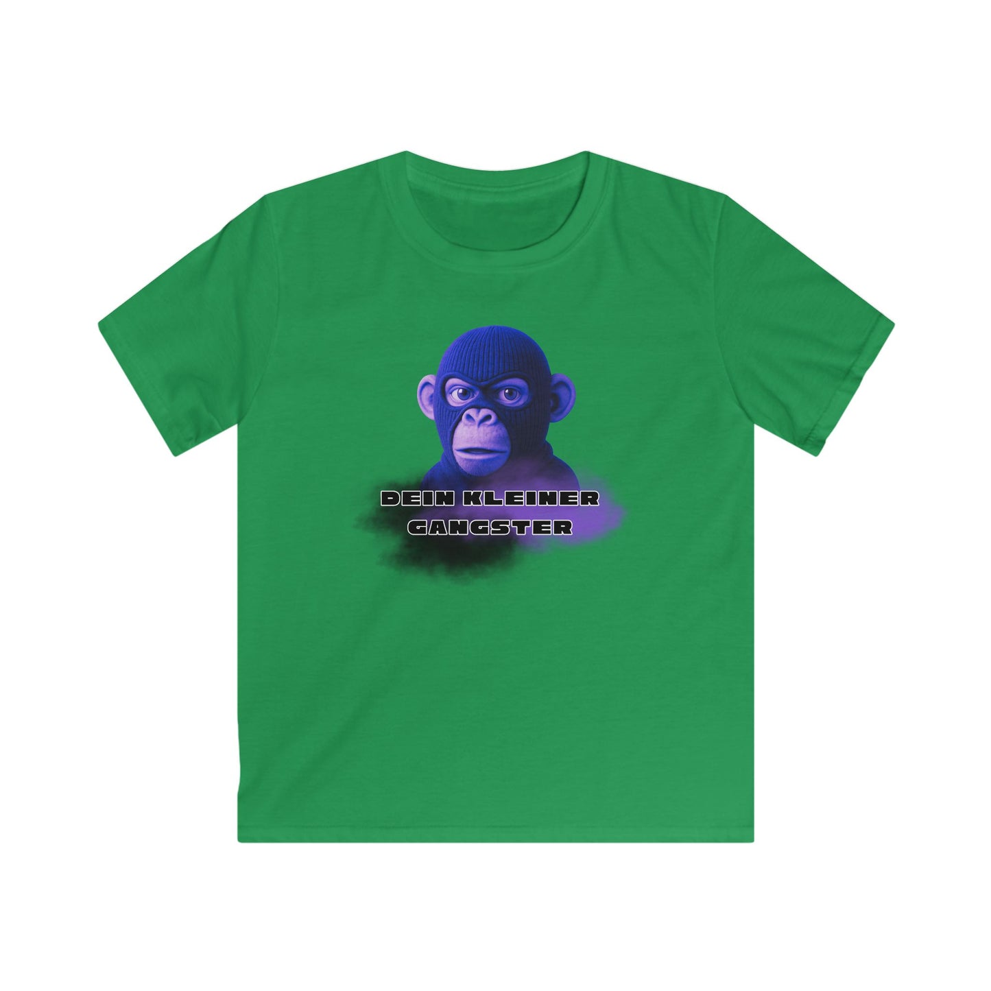 Kids Softstyle Tee - 'Little Gangster' Graphic Tee for Fun and Playful Kids