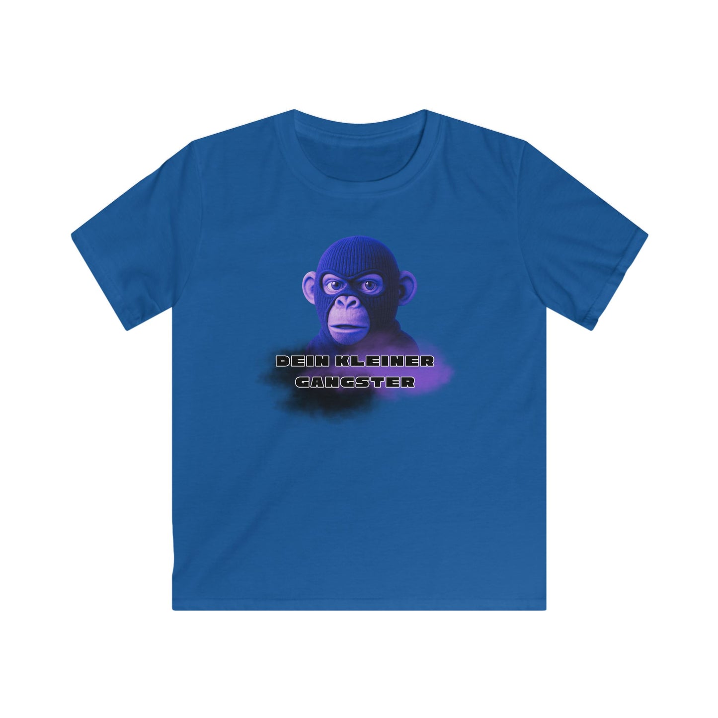 Kids Softstyle Tee - 'Little Gangster' Graphic Tee for Fun and Playful Kids