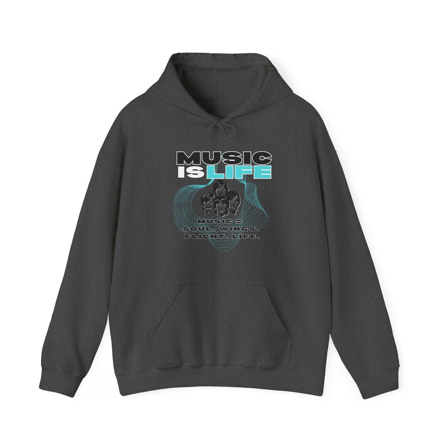 Music is Life Hoodie - Unisex Heavy Blend⢠Sweatshirt