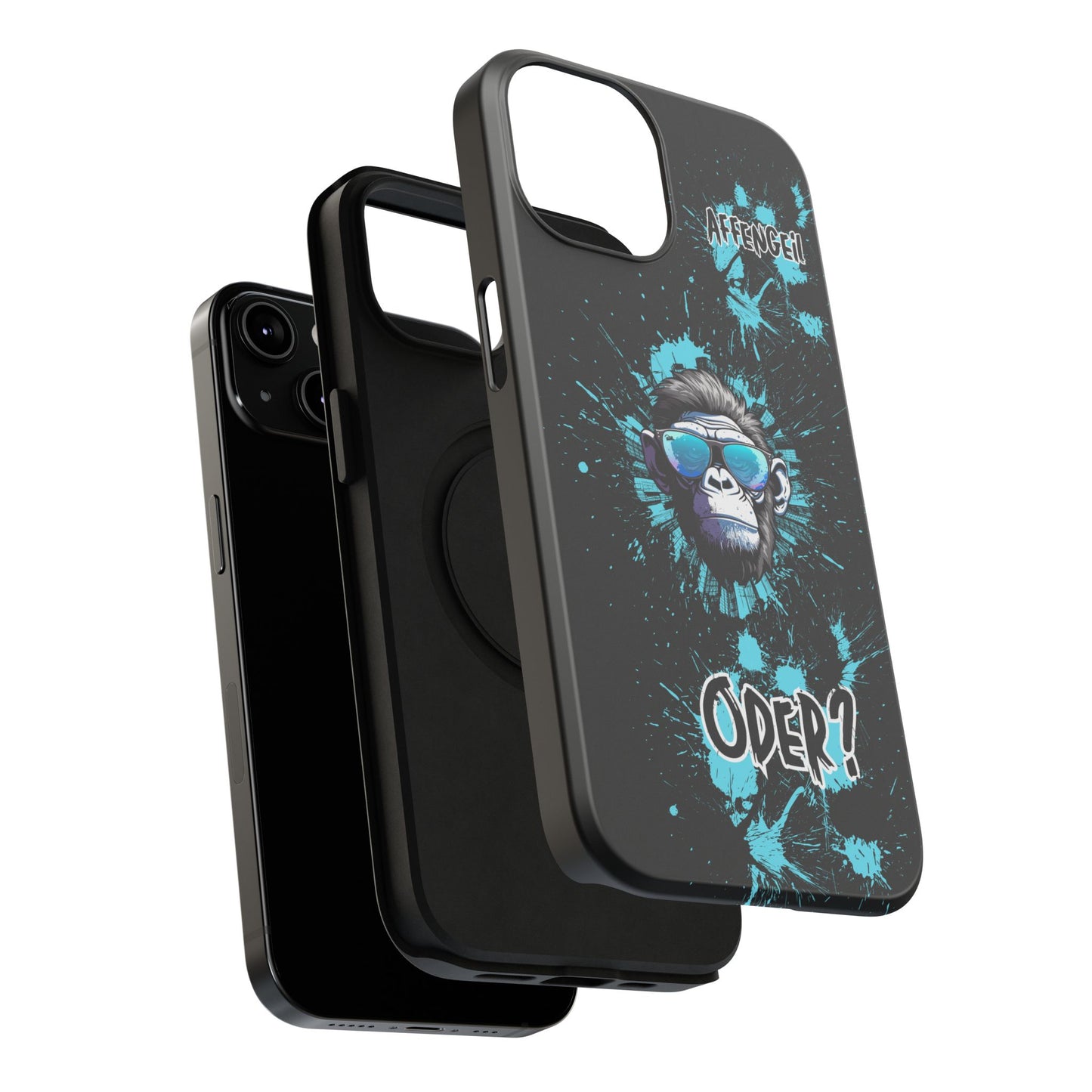 Affengeil - oder? Trendy Gorilla Phone Case - Impact-Resistant, Bold Design for Animal Lovers