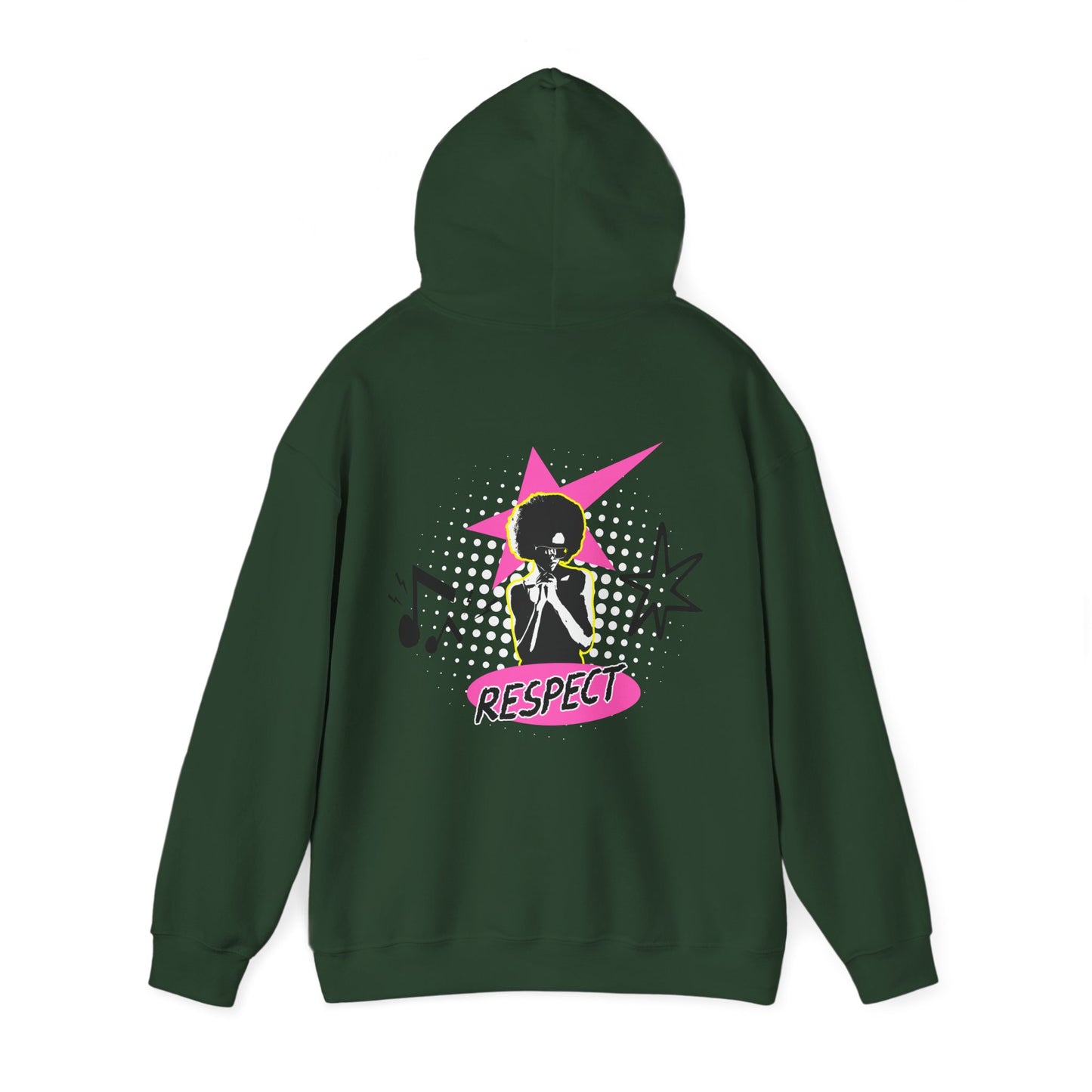 Respect Unisex Hooded Sweatshirt, Streetwear Hoodie