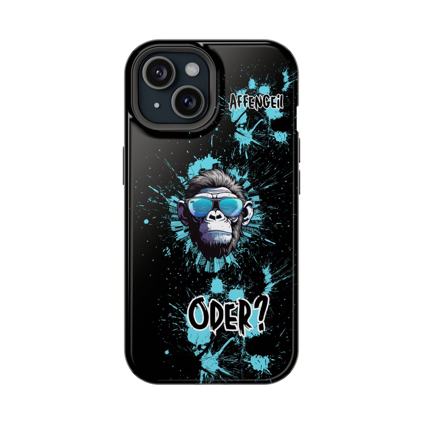 Affengeil - oder? Trendy Gorilla Phone Case - Impact-Resistant, Bold Design for Animal Lovers