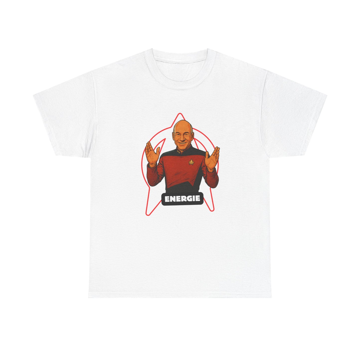 Energie Unisex Heavy Cotton Tee - Perfect for Sci-Fi Fans and Casual Wear