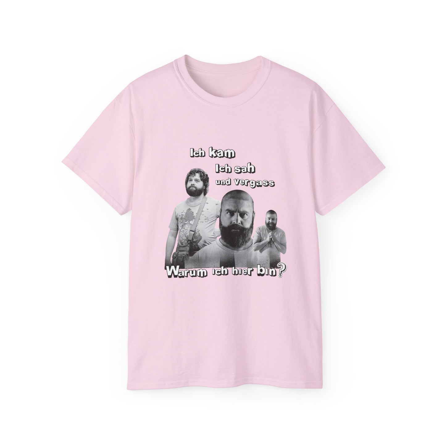 T ShirtUnisex Witz Alan Garner– Ich kam ich sah und vergaß - Warum ich hier bin!