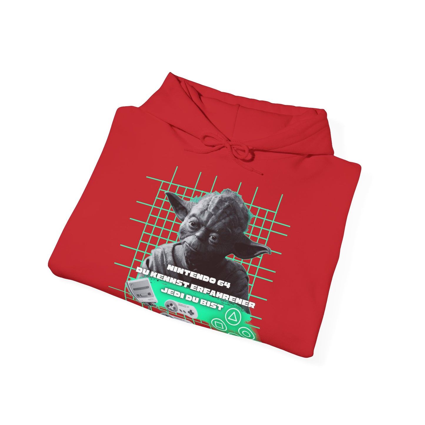 Unisex Yoda Graphic Hoodie - 'Master Jedi' design