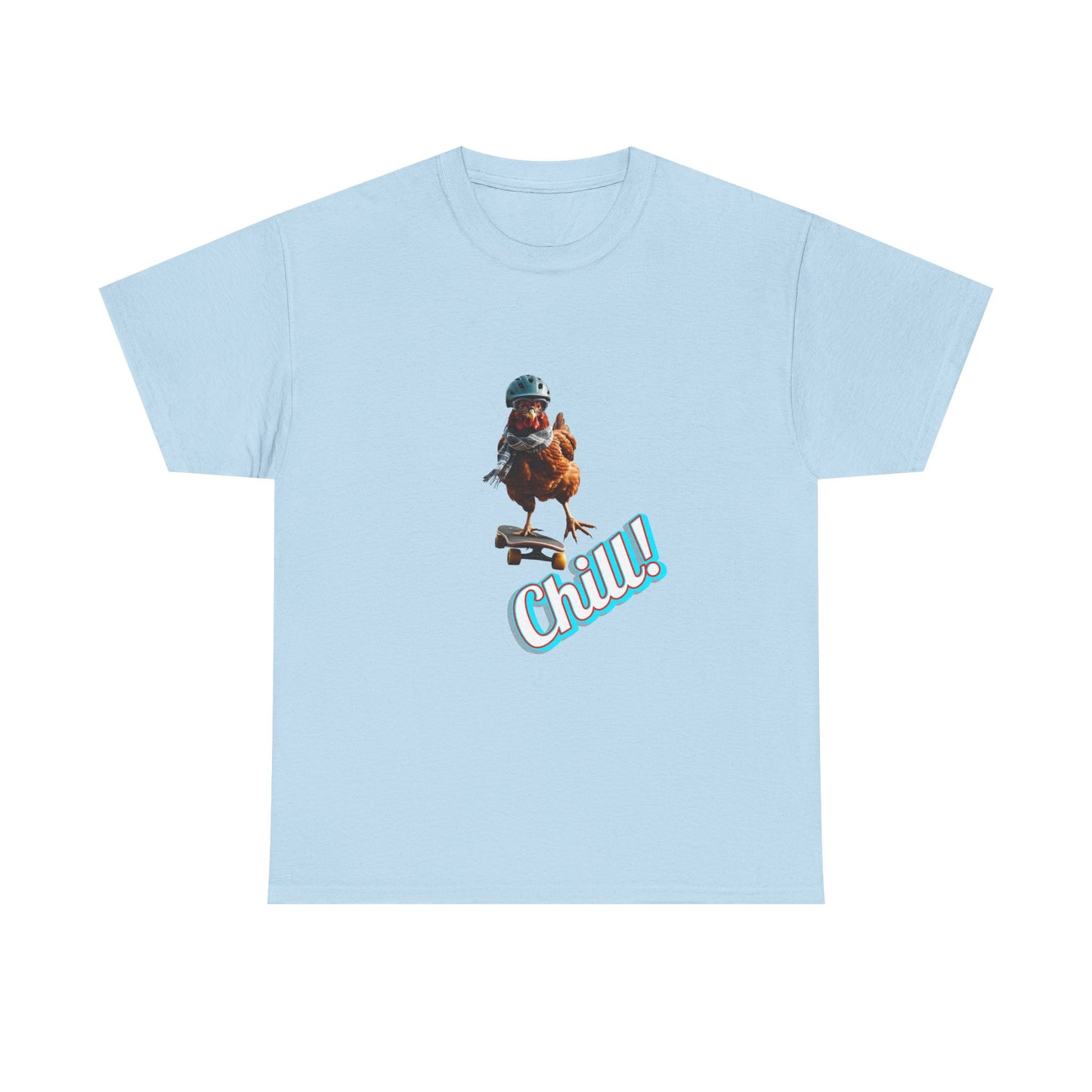 Chill Skateboarding Chicken Shirt