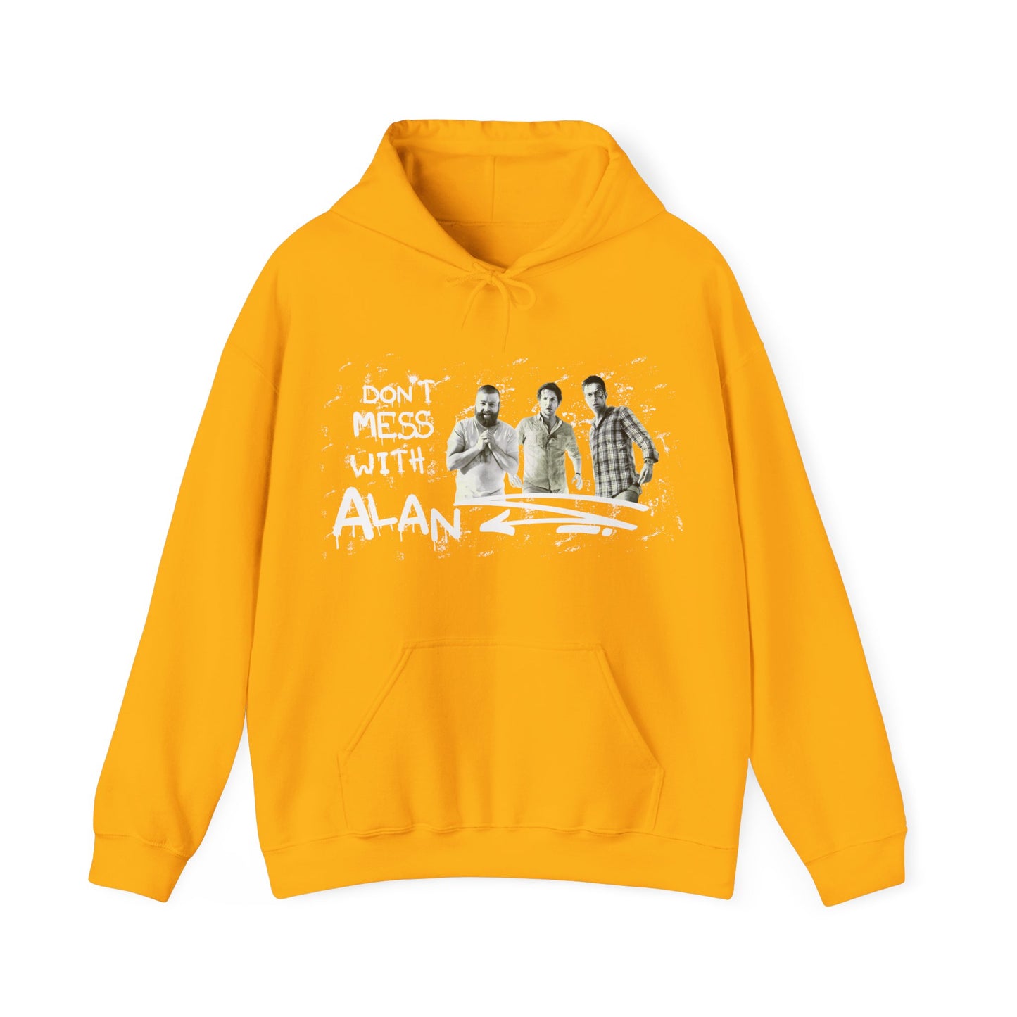 Don't Mess With Alan Hangover - Hoodie - Funny Sweatshirt for Casual Style